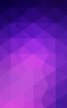 Üçgenler ve degrade origami tarzı oluşur çok renkli mor, pembe poligonal tasarım deseni.