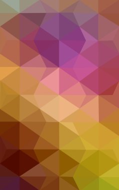 Üçgenler ve degrade origami tarzı oluşur çok renkli köşeli tasarım deseni.