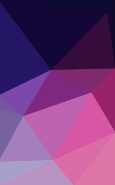 Üçgenler ve degrade origami tarzı oluşur çok renkli koyu mor, pembe poligonal tasarım deseni.