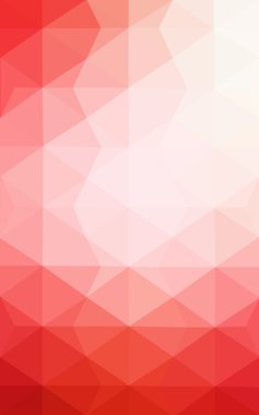 Üçgenler ve degrade origami tarzı oluşur kırmızı köşeli tasarım deseni.