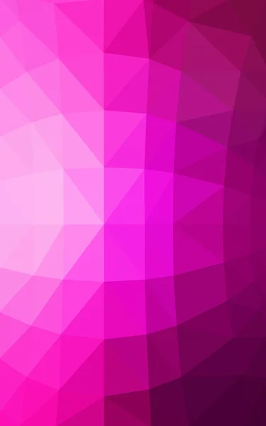 라이트 핑크 다각형 디자인 패턴, 삼각형 및 그라데이션 종이 접기 스타일에서의 구성 — 스톡 사진