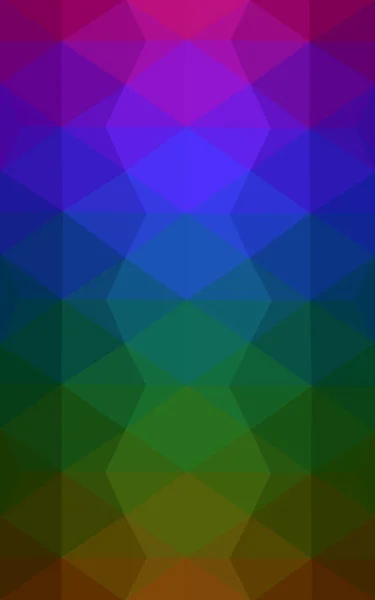 Patrón de diseño poligonal oscuro multicolor, que consiste en triángulos y gradiente en estilo origami . — Foto de Stock