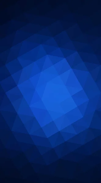 Иллюстрация многоугольного дизайна темно-синего цвета, состоящая из треугольника — стоковое фото