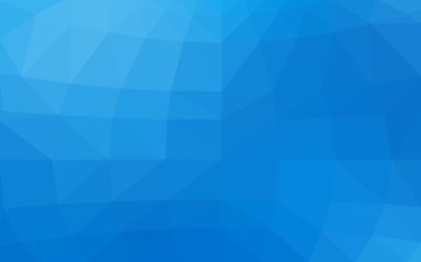 Üçgenler ve degrade origami tarzında oluşan ışık mavi köşeli tasarım deseni