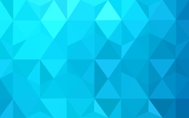 Üçgenler ve degrade origami tarzı oluşur mavi köşeli tasarım deseni.