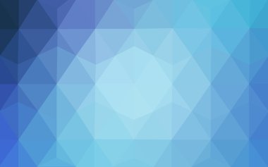 Üçgenler ve degrade origami tarzı oluşur mavi köşeli tasarım deseni.