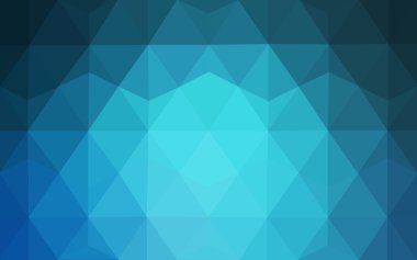 Üçgenler ve degrade origami tarzı oluşur mavi köşeli tasarım deseni.