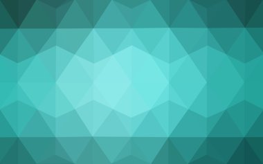 Üçgenler ve degrade origami tarzı oluşur yeşil köşeli tasarım deseni.