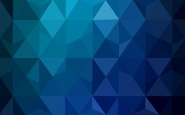 Üçgenler ve degrade origami tarzı oluşur çok renkli yeşil, mavi köşeli tasarım deseni.