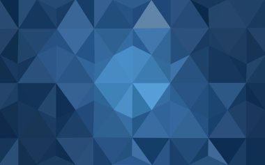 Üçgenler ve degrade origami tarzı oluşur mavi köşeli tasarım deseni.