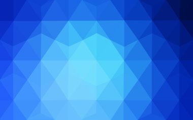 Üçgenler ve degrade origami tarzı oluşur mavi köşeli tasarım deseni.