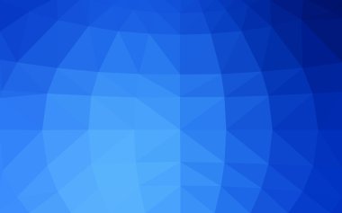 Üçgenler ve degrade origami tarzında oluşan ışık mavi köşeli tasarım deseni