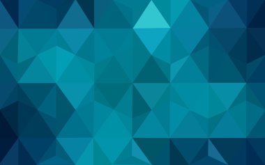 Üçgenler ve degrade origami tarzı oluşur koyu mavi köşeli tasarım deseni.