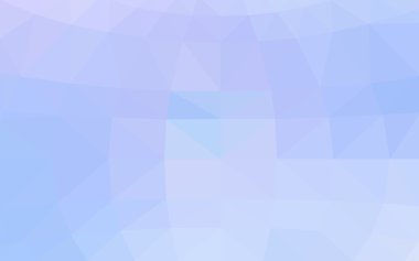 Üçgenler ve degrade origami tarzında oluşan hafif mor poligonal tasarım deseni