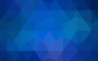 Üçgenler ve degrade origami tarzı oluşur mavi köşeli tasarım deseni.