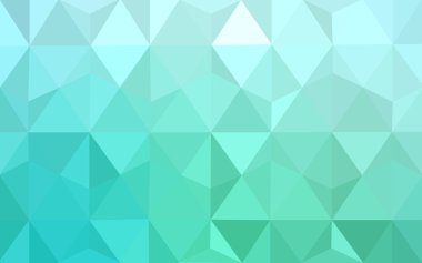 Üçgenler ve degrade origami tarzı oluşur yeşil köşeli tasarım deseni.
