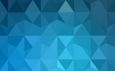 Üçgenler ve degrade origami tarzı oluşur mavi köşeli tasarım deseni.