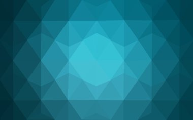 Üçgenler ve degrade origami tarzı oluşur mavi köşeli tasarım deseni.