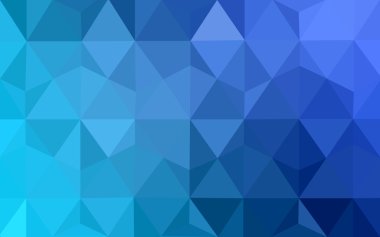 Üçgenler ve degrade origami tarzı oluşur mavi köşeli tasarım deseni.