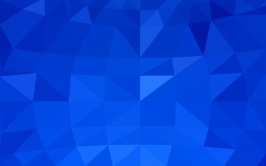 Üçgenler ve degrade origami tarzında oluşan ışık mavi köşeli tasarım deseni