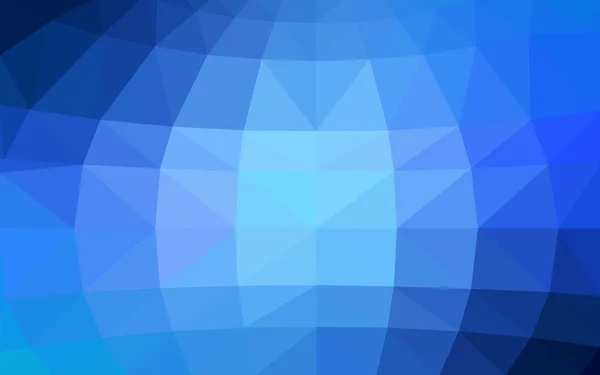 Padrão de design poligonal azul claro, que consistem em triângulos e gradiente no estilo origami — Vetor de Stock