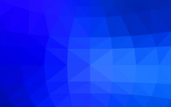 Modèle de conception polygonale bleu clair, qui se composent de triangles et de dégradé dans le style origami — Image vectorielle