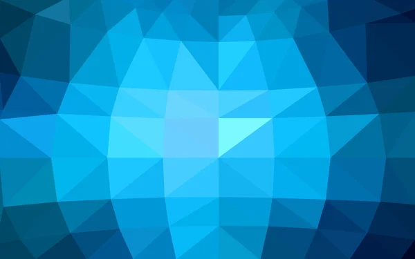Padrão de design poligonal azul escuro, que consistem em triângulos e gradiente no estilo origami — Vetor de Stock