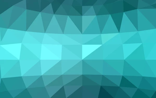 三角形と折り紙スタイルの勾配から成っている光の緑の多角形のデザイン パターン — ストックベクタ