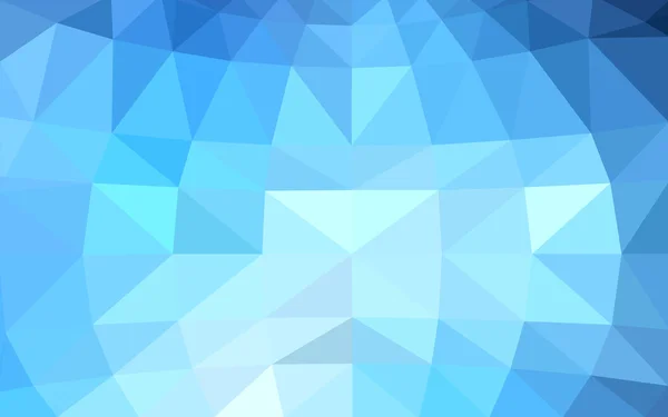 Patrón de diseño poligonal azul oscuro, que consiste en triángulos y gradiente en estilo origami — Vector de stock