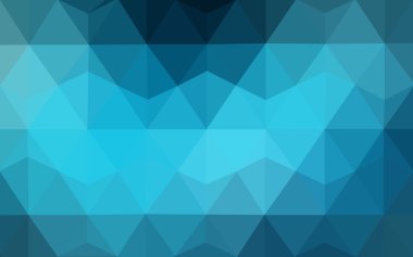 Üçgenler ve degrade origami tarzı oluşur koyu mavi köşeli tasarım deseni.