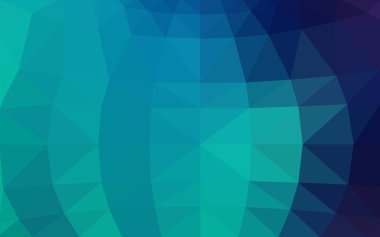 Açık mavi, poligonal tasarım deseni, yeşil üçgenler ve degrade origami tarzı hangi oluşur