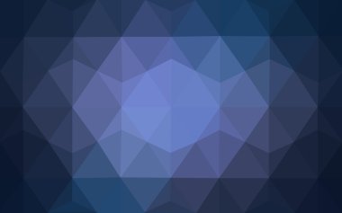 Üçgenler ve degrade origami tarzında oluşan koyu mor kenarlı tasarım deseni.