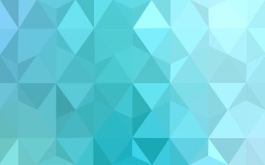 Üçgenler ve degrade origami tarzı oluşur yeşil köşeli tasarım deseni.