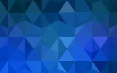 Üçgenler ve degrade origami tarzı oluşur mavi köşeli tasarım deseni.