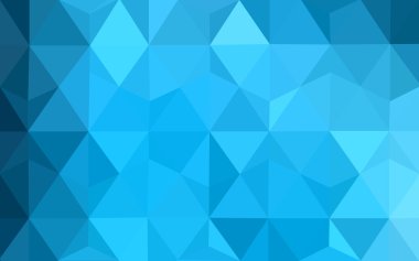 Üçgenler ve degrade origami tarzı oluşur mavi köşeli tasarım deseni.