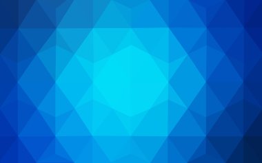 Üçgenler ve degrade origami tarzı oluşur mavi köşeli tasarım deseni.