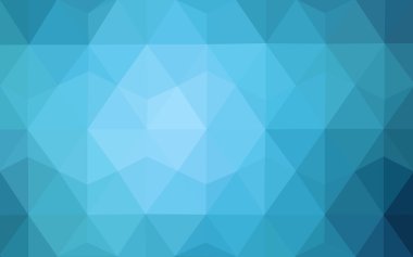 Üçgenler ve degrade origami tarzı oluşur mavi köşeli tasarım deseni.