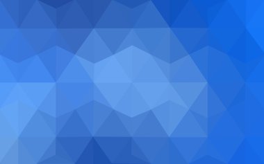 Üçgenler ve degrade origami tarzı oluşur mavi köşeli tasarım deseni.