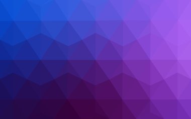 Üçgenler ve degrade origami tarzı oluşur çok renkli pembe, mavi köşeli tasarım deseni.