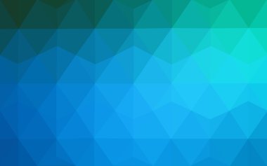 Üçgenler ve degrade origami tarzı oluşur koyu mavi köşeli tasarım deseni.