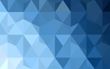 Üçgenler ve degrade origami tarzı oluşur mavi köşeli tasarım deseni.