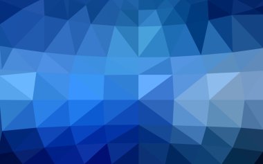 Üçgenler ve degrade origami tarzında oluşan ışık mavi köşeli tasarım deseni