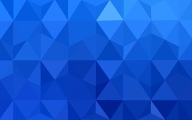 Üçgenler ve degrade origami tarzı oluşur mavi köşeli tasarım deseni.