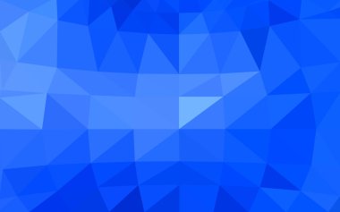 Üçgenler ve degrade origami tarzında oluşan ışık mavi köşeli tasarım deseni