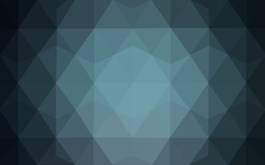 Üçgenler ve degrade origami tarzı oluşur mavi köşeli tasarım deseni.