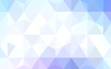 Üçgenler ve degrade origami tarzı oluşur çok renkli pembe, mavi köşeli tasarım deseni.