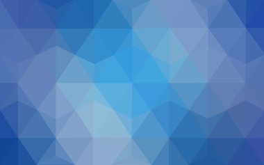 Üçgenler ve degrade origami tarzı oluşur mavi köşeli tasarım deseni.