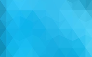 Üçgenler ve degrade origami tarzı oluşur mavi köşeli tasarım deseni.