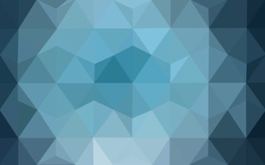 Üçgenler ve degrade origami tarzı oluşur koyu mavi köşeli tasarım deseni.