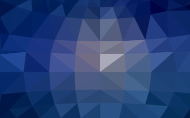 Üçgenler ve degrade origami tarzı oluşur koyu pembe, mavi köşeli tasarım deseni